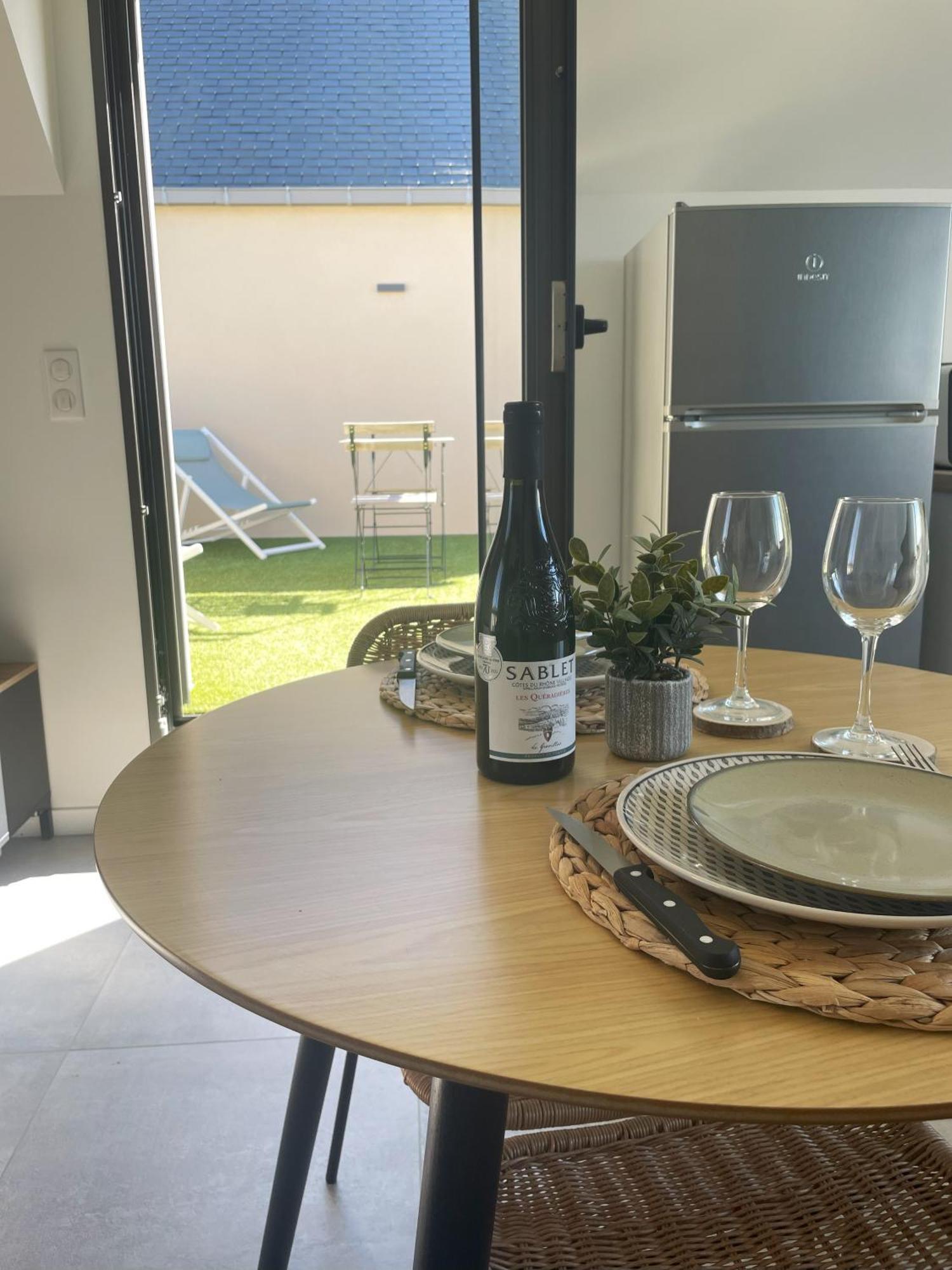 Studio Avec Terrasse Proche De La Mer Lancieux Eksteriør bilde